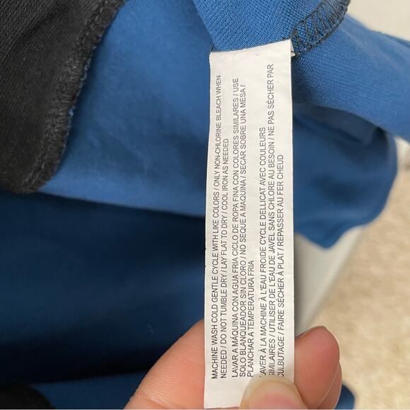 Eloquii Black & Blue Colorblock A Line Skirt Womens 22 Preppy Casual Modest - Picture 7 of 7